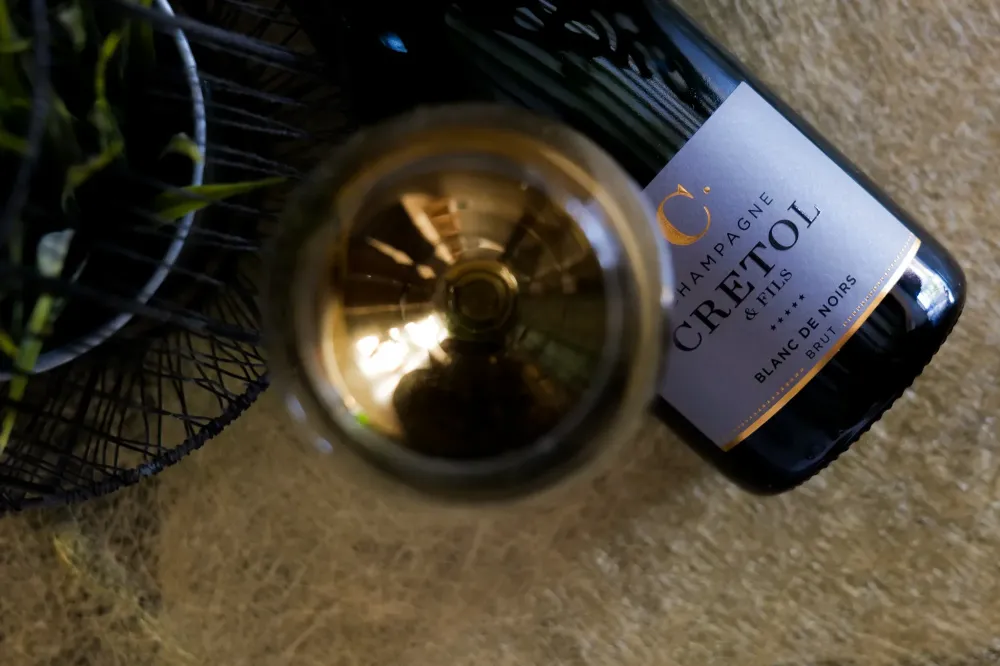 Petit producteur de champagne près de Dijon